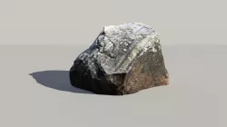 Obsidian Boulder Scanned 3d Model 3D model