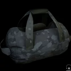 Opened Duffel Bag -empty Low-poly 3D model
