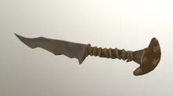 Orc Knife Low-poly 3D model