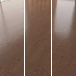 Parquet Oak Walnut Brushed set 3 3D model