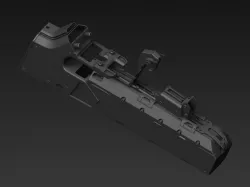 part scifi mortals spacecraft 3D model