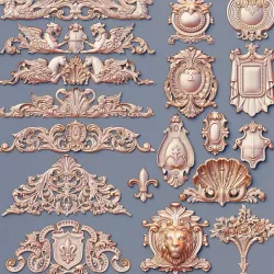 Pearlworks Centers 18 items from TW 3D model