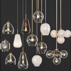 Pendant set 016 3D model