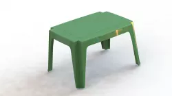  Plastic table - SolidWorks 3D model