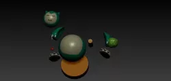 pokemon snrolax 3D model