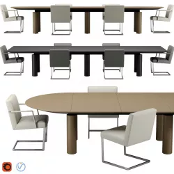 Poltrona Frau - CEO Cube Meeting 3D model