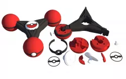 Printed Fidget Spinner Low-poly 3D model