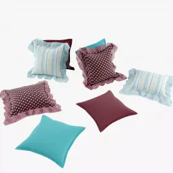 Provence Pillows 3D model