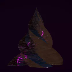 Pyramid Building Hex 3D model