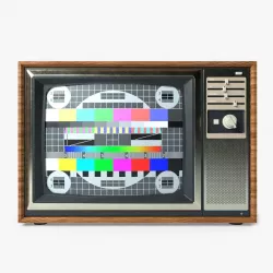 Retro TV 3D 3D model