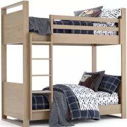 RH Baby and Child Wyler Bunk bed 3D model