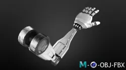 Robot hand 3D model