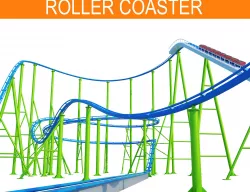 Roller Coaster 3D model