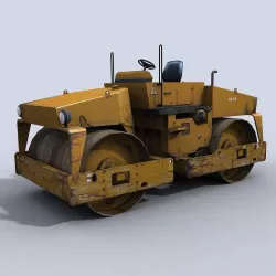 Roller Low-poly 3D model