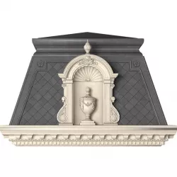 Roof fasad set 3D model