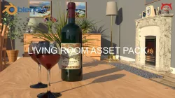 Room Asset Pack Low-poly 3D model