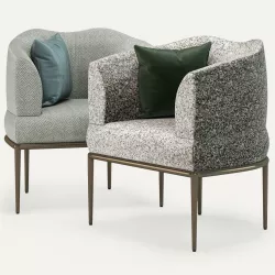 Rubelli Clinton Chair 3D model