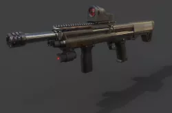 Shotgun  Low-poly 3D model