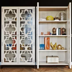 Showcase Universal Furniture Elan with decor 3D model
