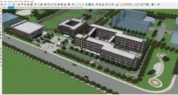 Sketchup 230 - building Complex 3D model