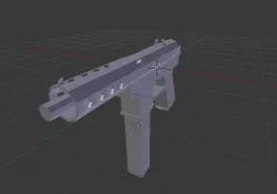 Smg 9x19 LowPoly 3D model