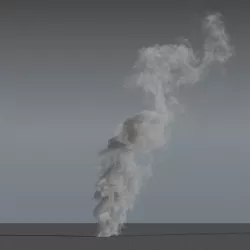 Smoke Rising 05 - VDB 3D model