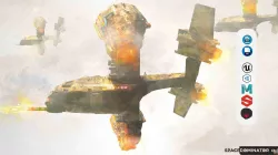Spaceship Jet-Fighter - ready games and Video Production Low-poly 3D model
