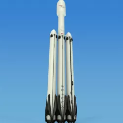 SpaceX Falcon Heavy 3D model