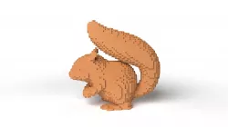 Squirrel Minecraft Voxel Low-poly 3D model