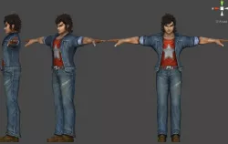 star hero rigged animated low-poly 3D model Low-poly 3D model