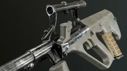 Steyr AUG A1 Assault Rifle Low-poly 3D model