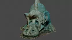 Stone monster Low-poly 3D model