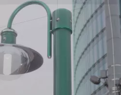 Street Light -7- Moss Green Version -1 Lamp- Low-poly 3D model