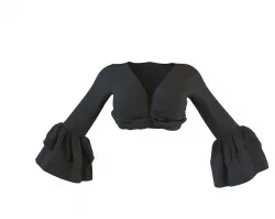 Stylish Designer Women Twisted Knot Top 3D model 3D model