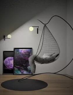 Swinging chair  3D model
