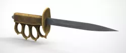 Trench Knife 3D model