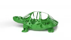 Turtle Dust Voronoi Low-poly 3D model