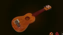 Ukulele 3D model
