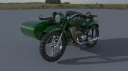 URAL moto 3D model