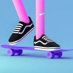 vans and  skate 3D model