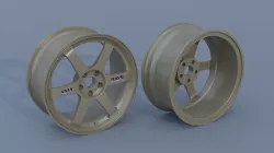 Volk Racing TE37 3D model
