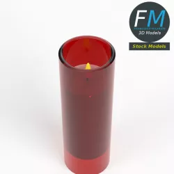 Votive candle 3D model