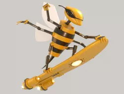 Wasp robot 3D model