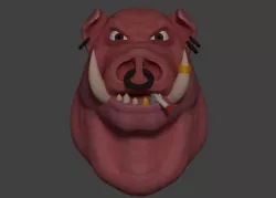 Wild Pig 3D model