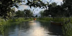 Wild Vacation - Creek Boating 02 3D model