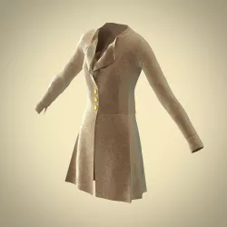 Winter coat  3D model
