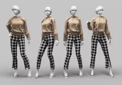 Woman Mannequin 10 3D model