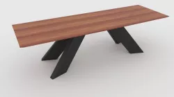 wood table 3D model