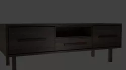 Wood Table Interior 3D model