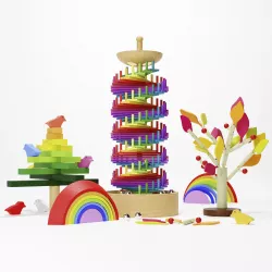 Wooden Block Toy set 3D model